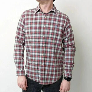 Ralph Lauren Plaid Button Down Shirt - L
